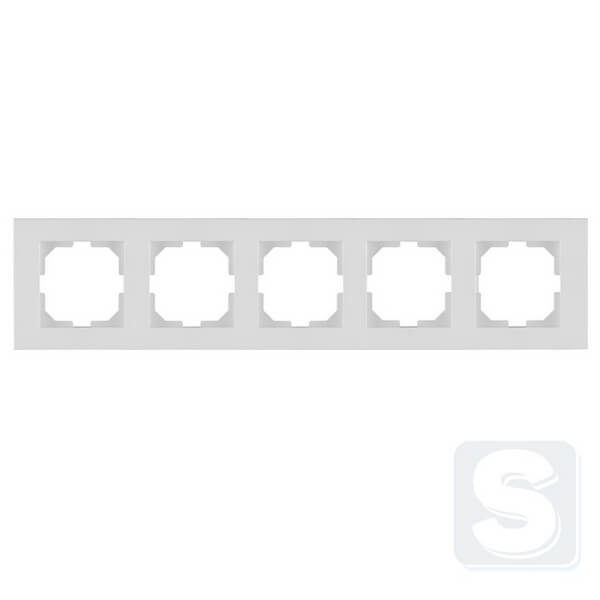 Рамка на 5 постів горизверт. монтаж Arvia Electric KAREN Білий (20 01 1000 025)